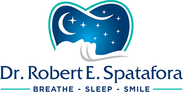 The image is the logo for Dr. Robert E. Spatafora.